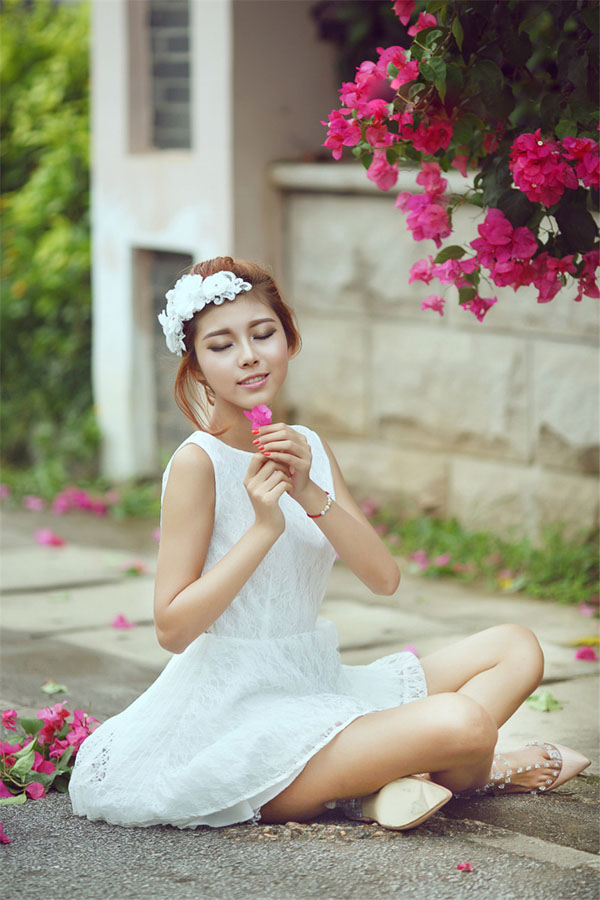 清纯MM唯美街拍靓丽写真