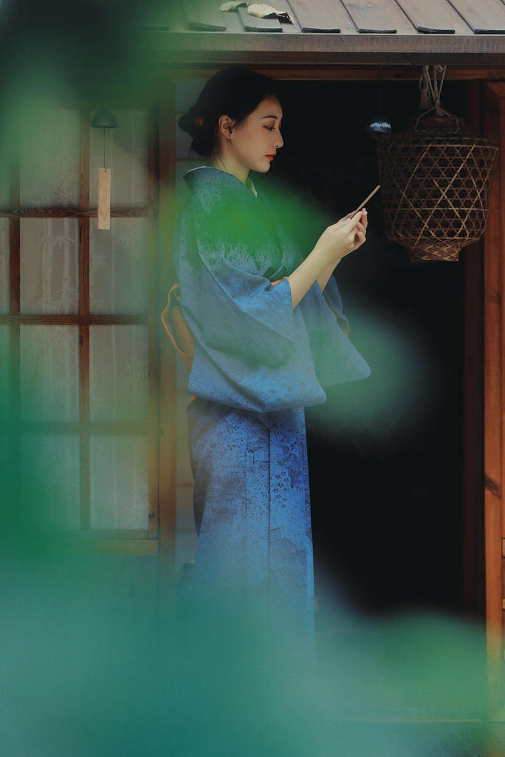 日本和服美女岁月静好写真图片