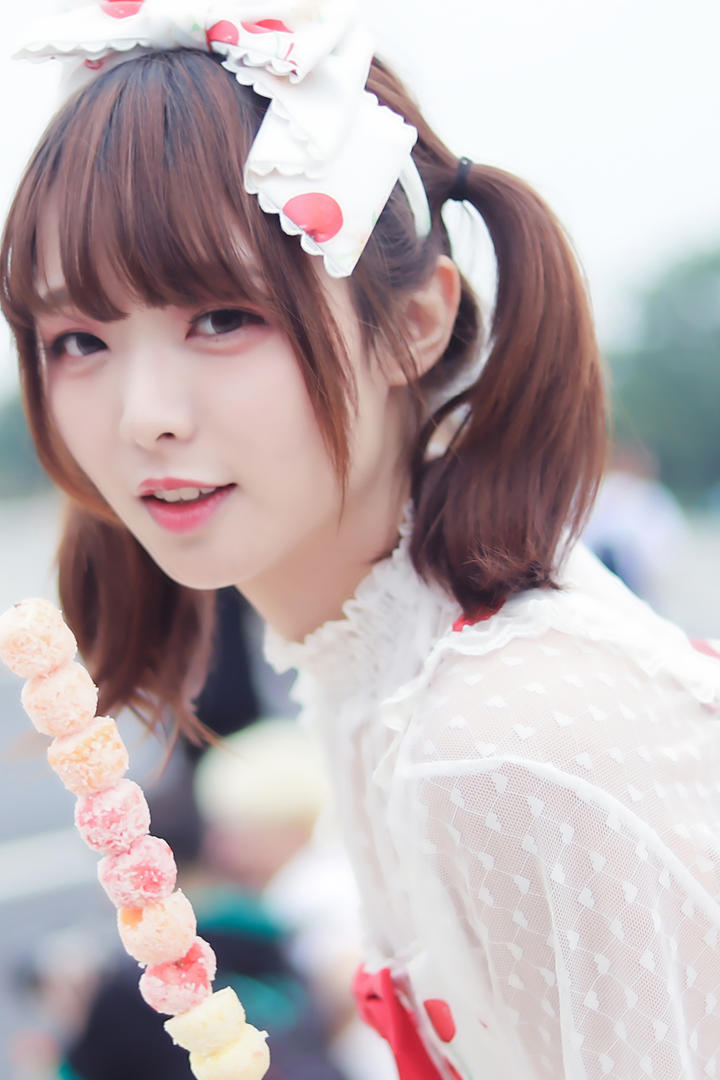 可爱的清纯美女特写图片