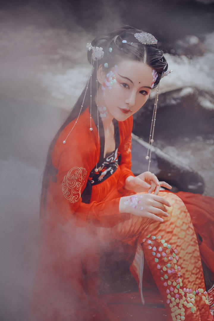 高清古装美人鱼美女艺术摄影写真图片