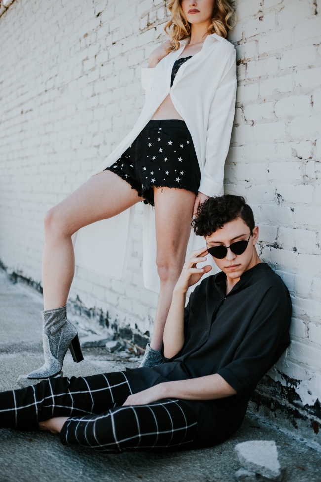 情侣时尚写真图片