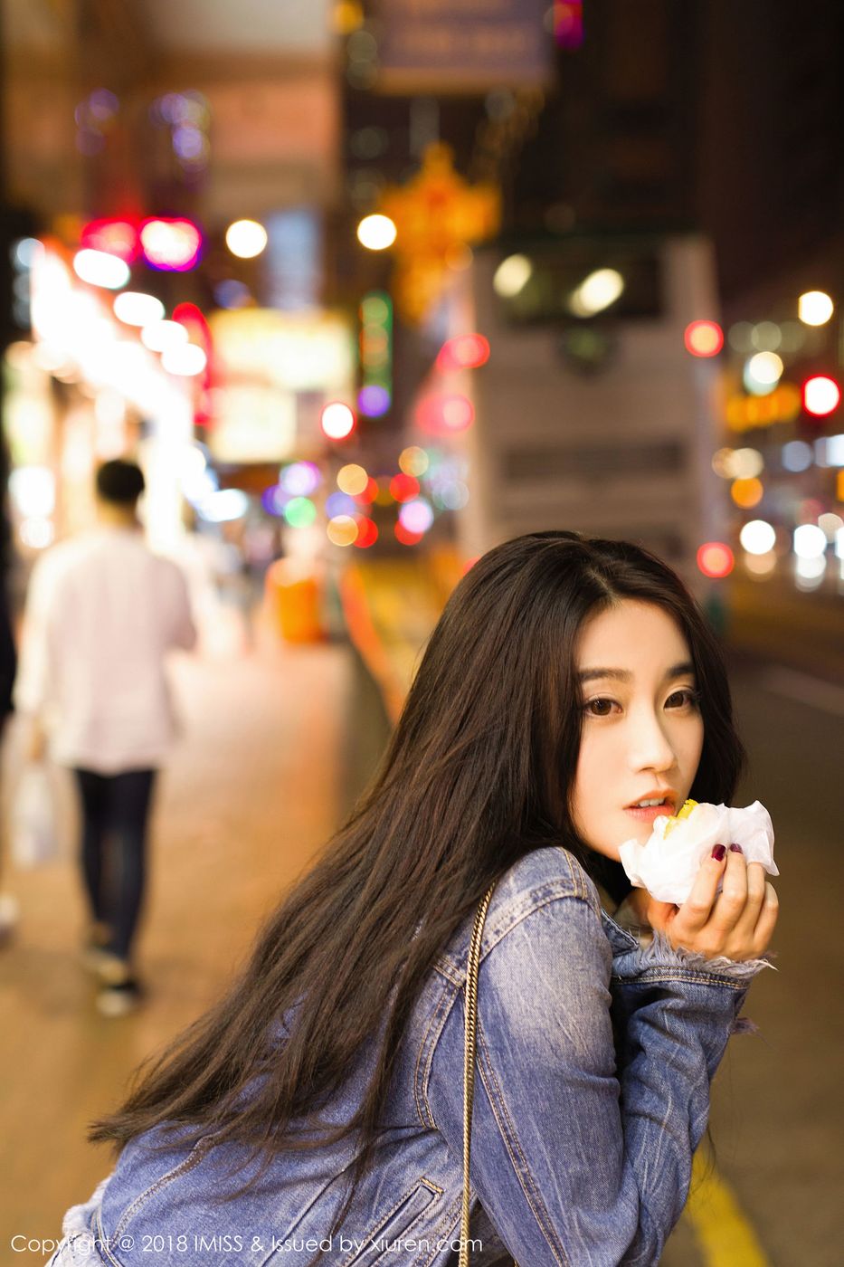 爱蜜社气质女神许诺Sabrina情趣透视丁字裤内衣诱惑性感写真