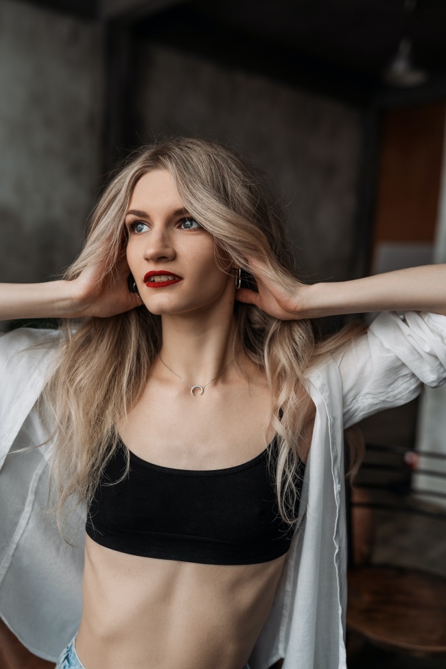 热辣性感欧美人体模特图片