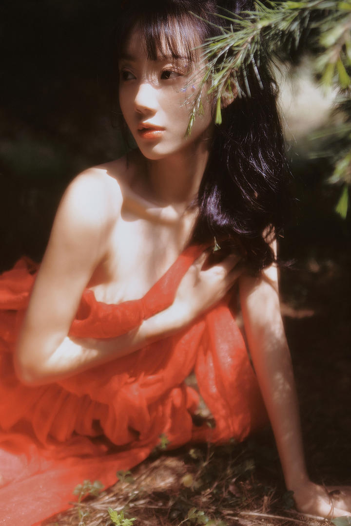 唯美柔光好看的头像女生写真图片