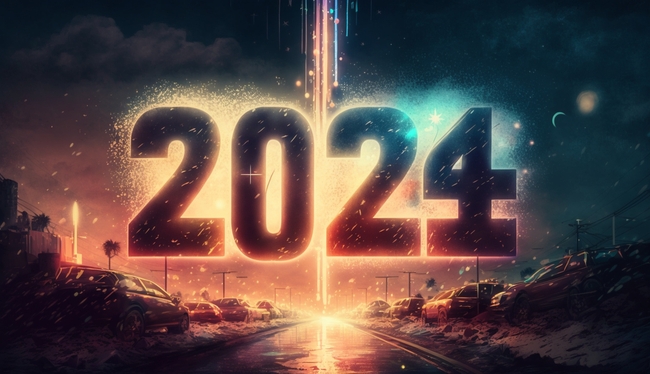 迎接2024年数字设计图片