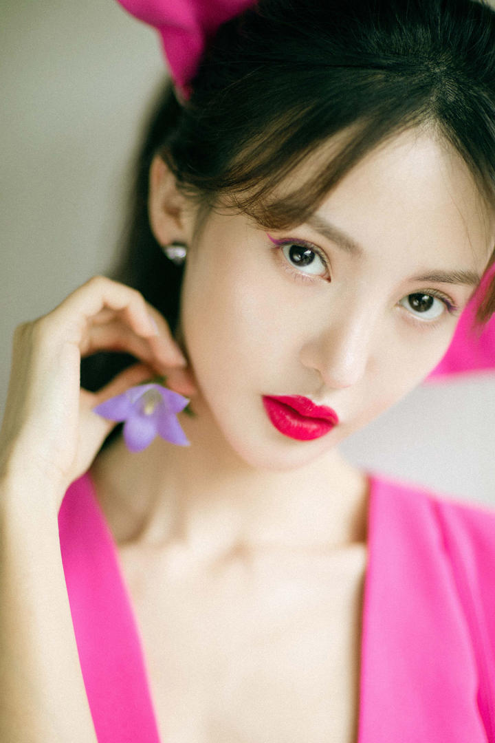 高颜值美女明星金晨明星图片库