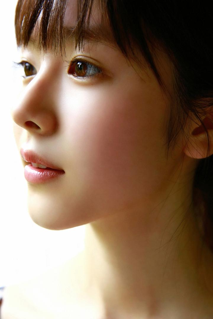 高清日本清纯少女脸部特写图片