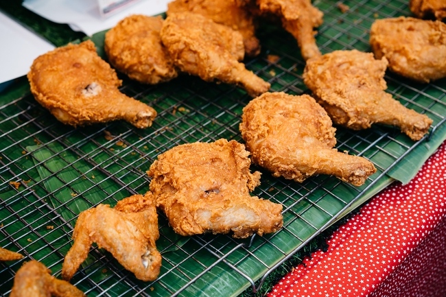 香酥鸡腿鸡翅美食摄影图片