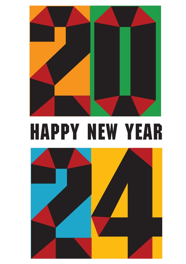 2024新年数字图片素材