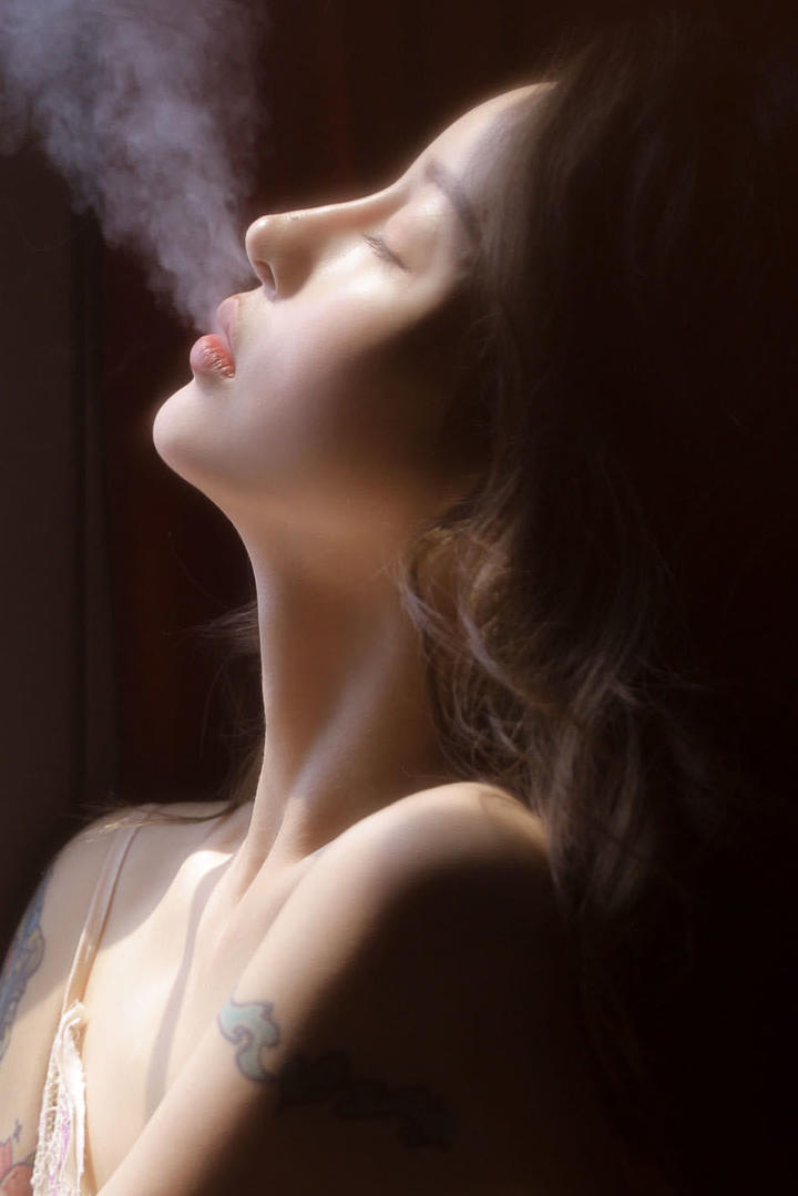 高清性感女神侧脸写真套图