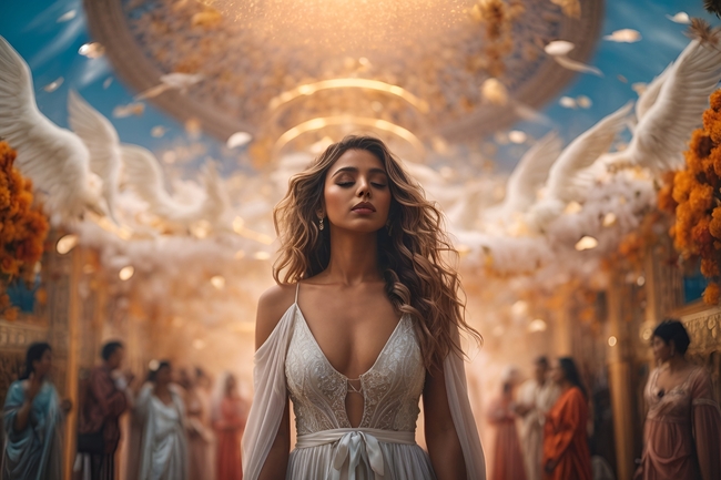 舞会性感成熟美女图片