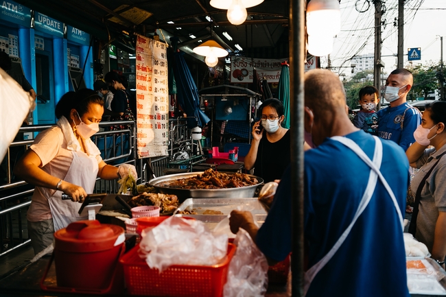 市场小贩图片