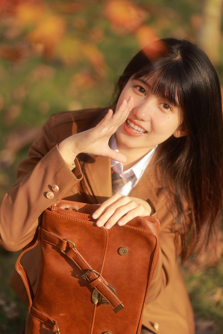 超可爱日韩学院范女生高清头像图片下载