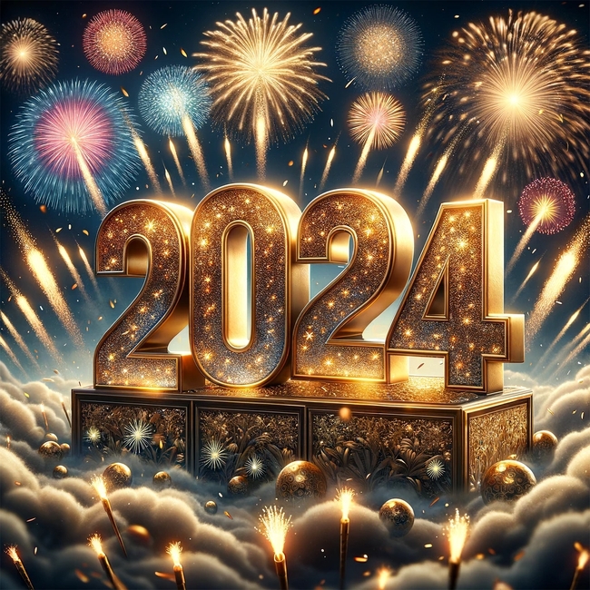 2024年元旦图片素材