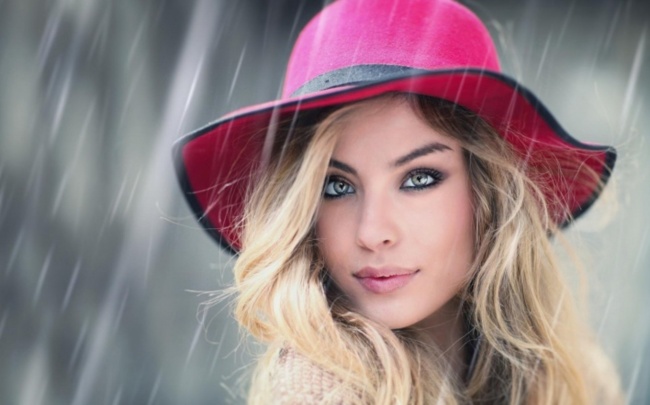 金色微卷发发型图片