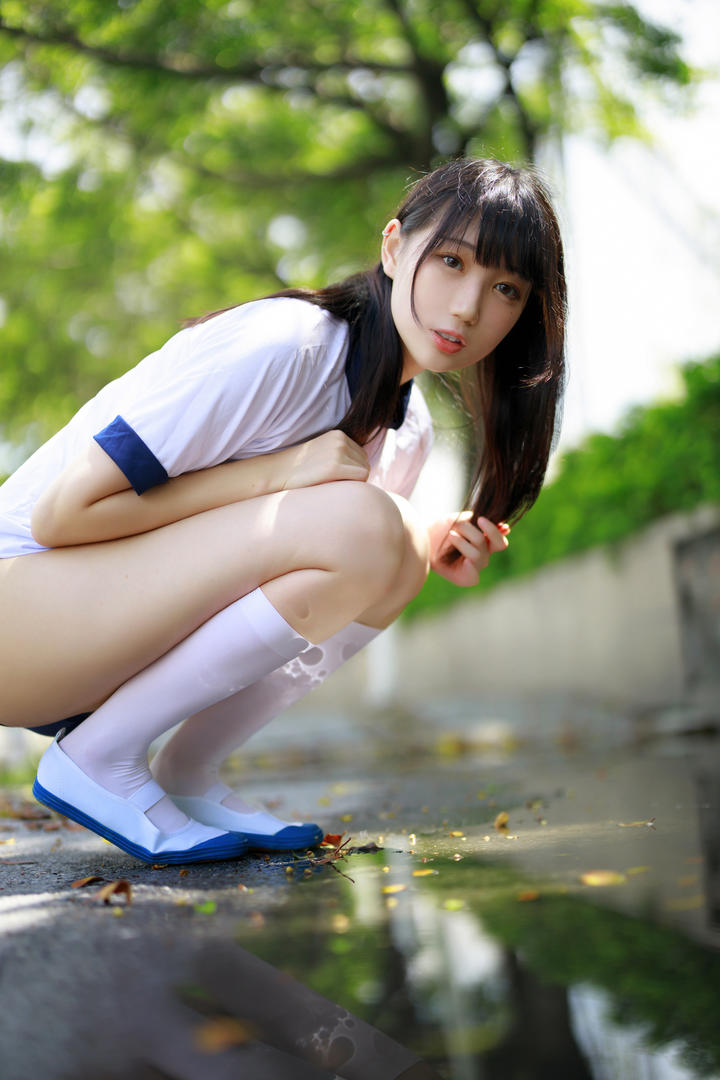 清纯高中生艺术照