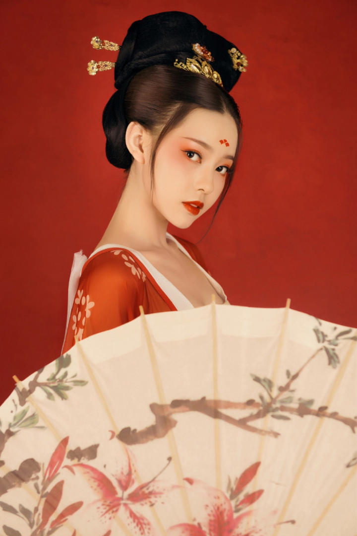 唯美唐代古装美女艺术写真图片