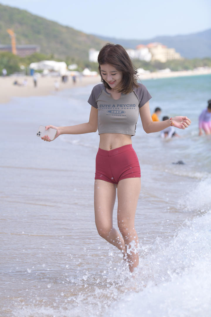 细腰美女瑜伽裤唇形鼓包大全