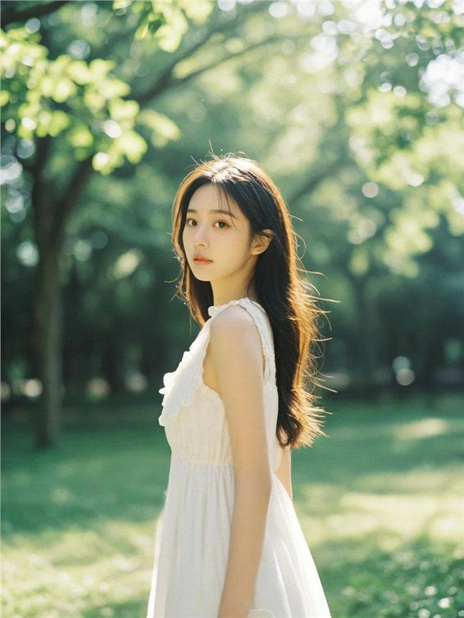 春天森氧风格丛林美女写真图片