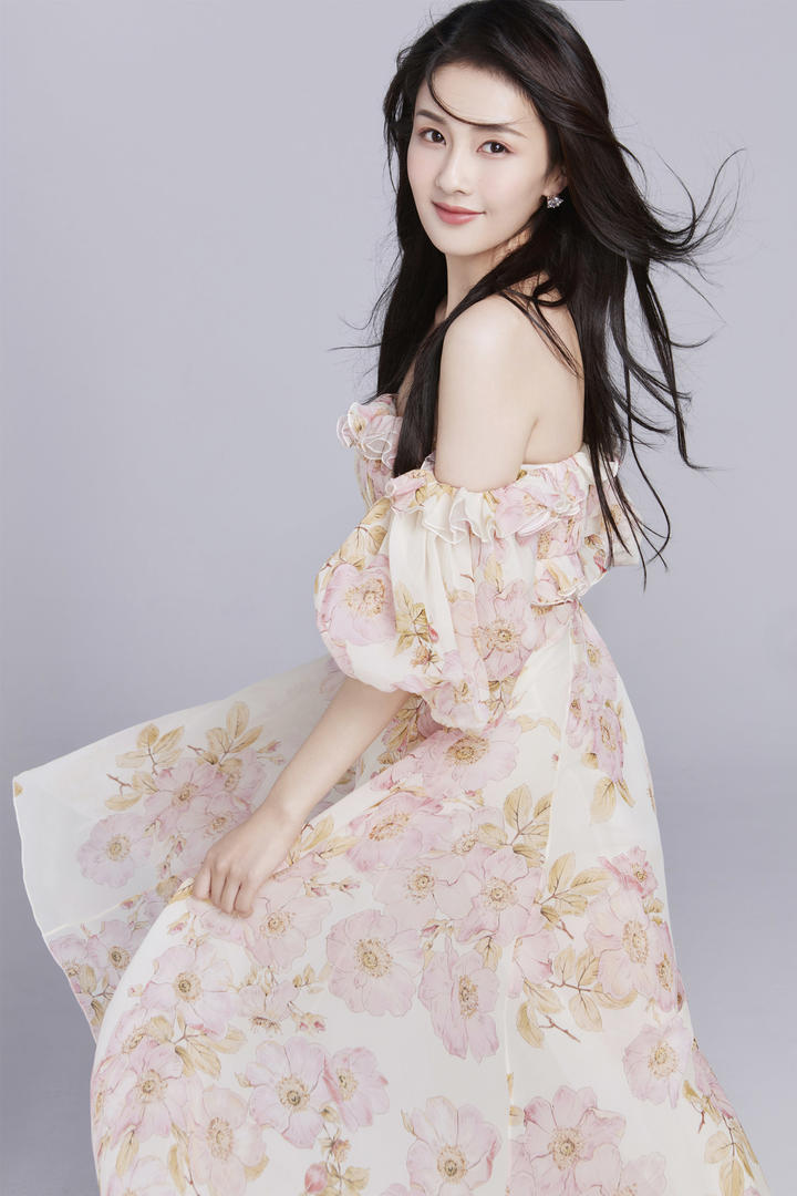 中国漂亮美女明星白鹿唯美写真图片