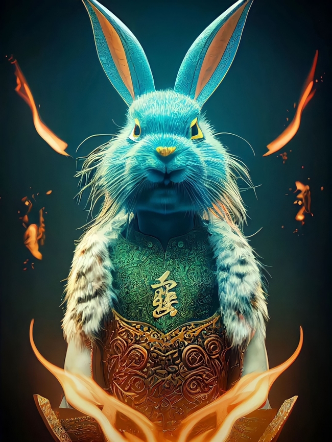 十二生肖兔动画形象图片