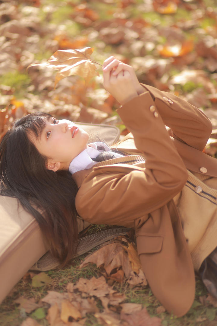 日韩学院范清纯女高中生户外唯美写真图片