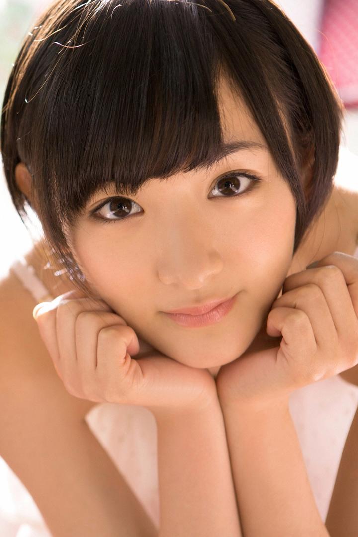 可爱清纯的日本美女特写