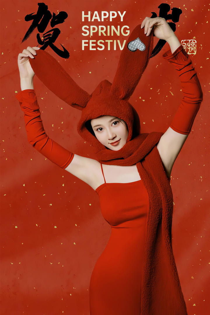 兔年喜庆贺岁美女个人艺术写真集