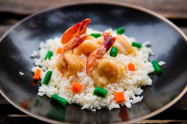 虾仁炒饭图片