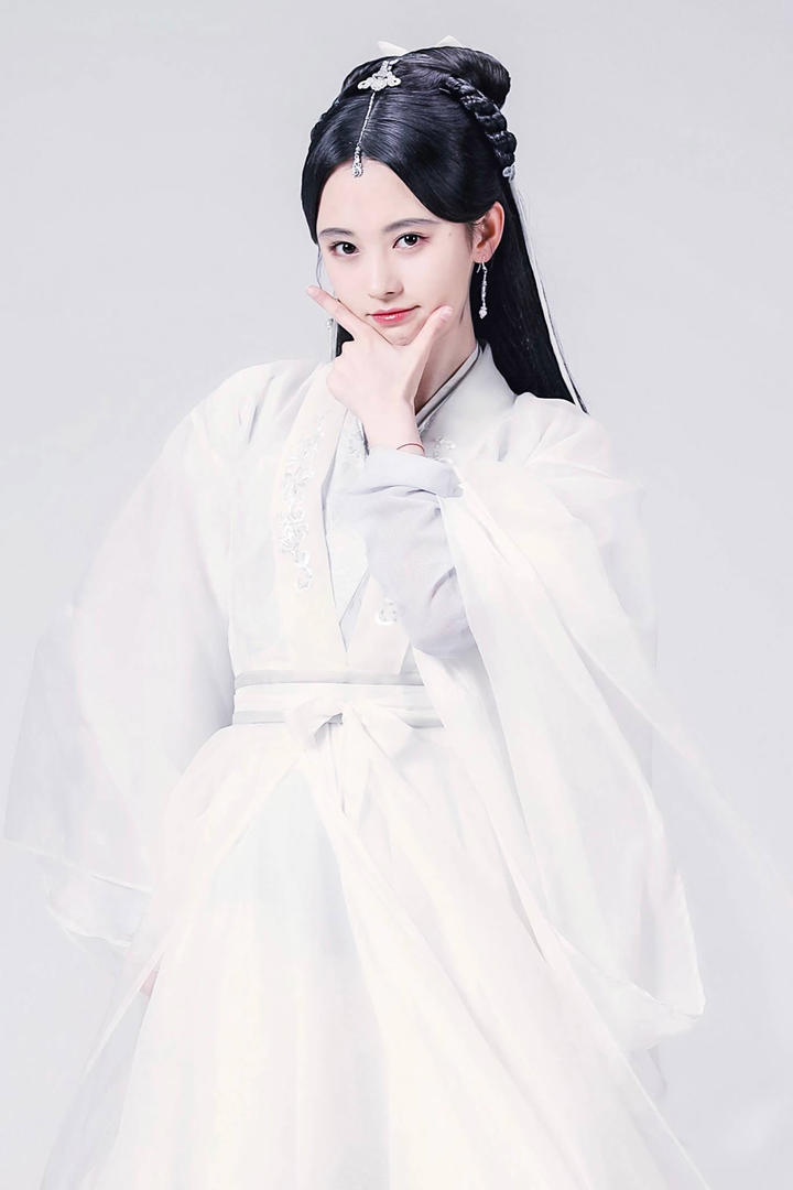 超高清国内美女明星鞠婧祎古装艺术写真图片