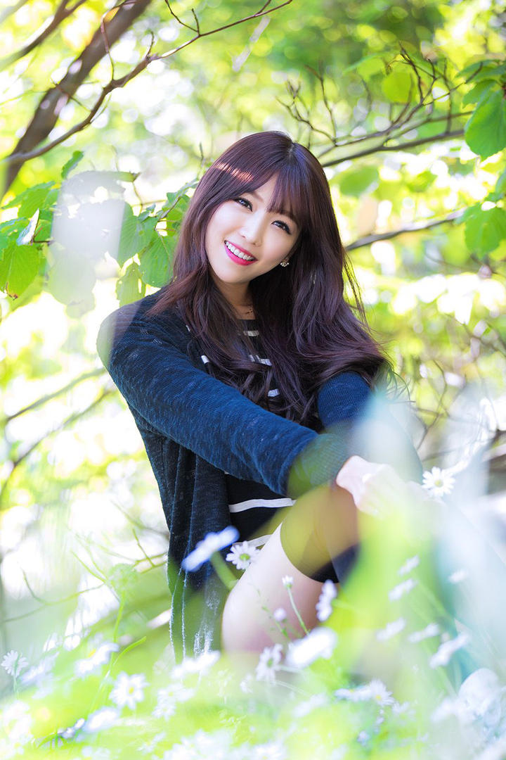 高清韩国清纯美女户外写真