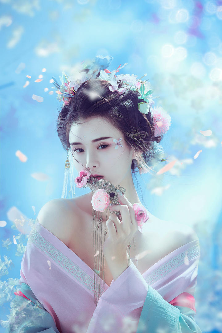 清纯女生头像图片唯美古风汉服美女壁纸大全