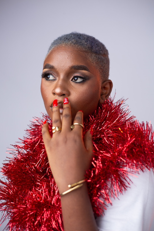 时尚非洲黑人美女模特人体摄影图片