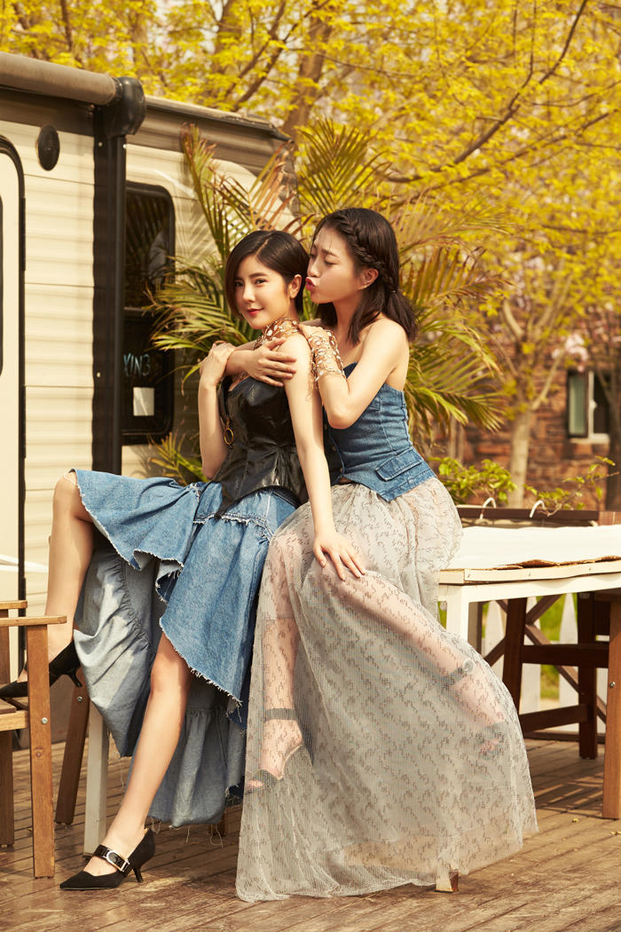 性感女神赵奕欢包文婧时尚大片写真图片