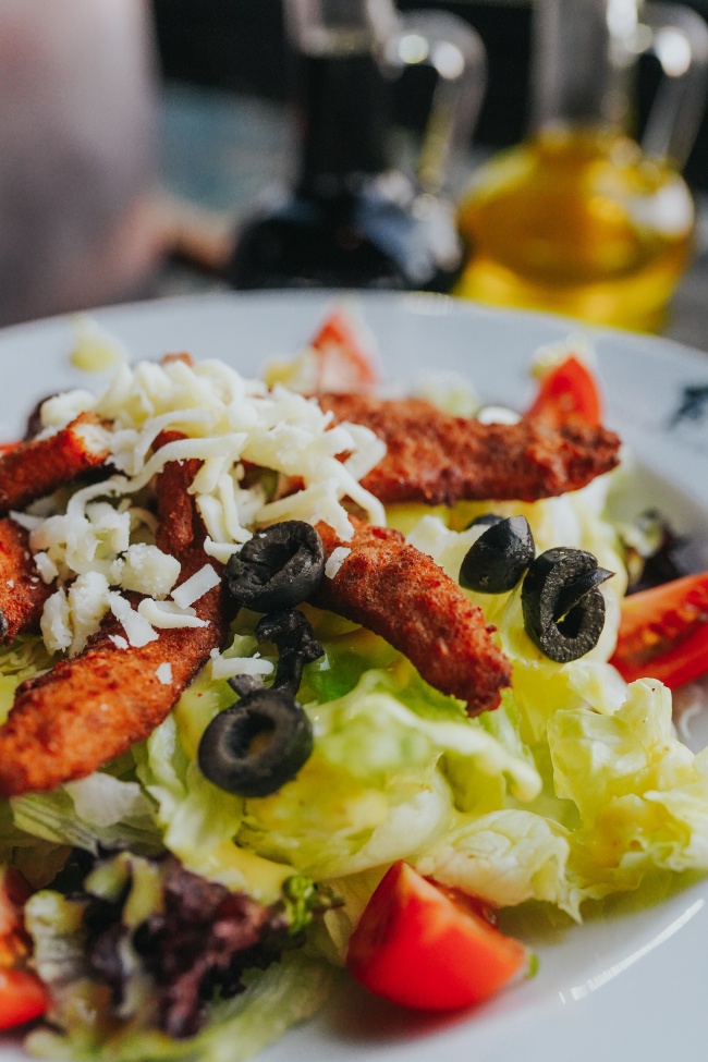 鸡肉蔬菜沙拉图片