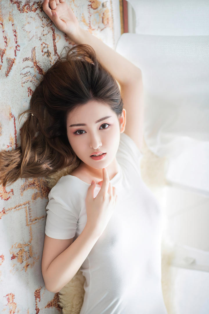 嫩模沈梦瑶清纯美女图片