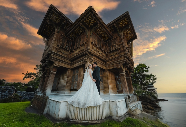 浪漫旅拍婚纱照写真图片