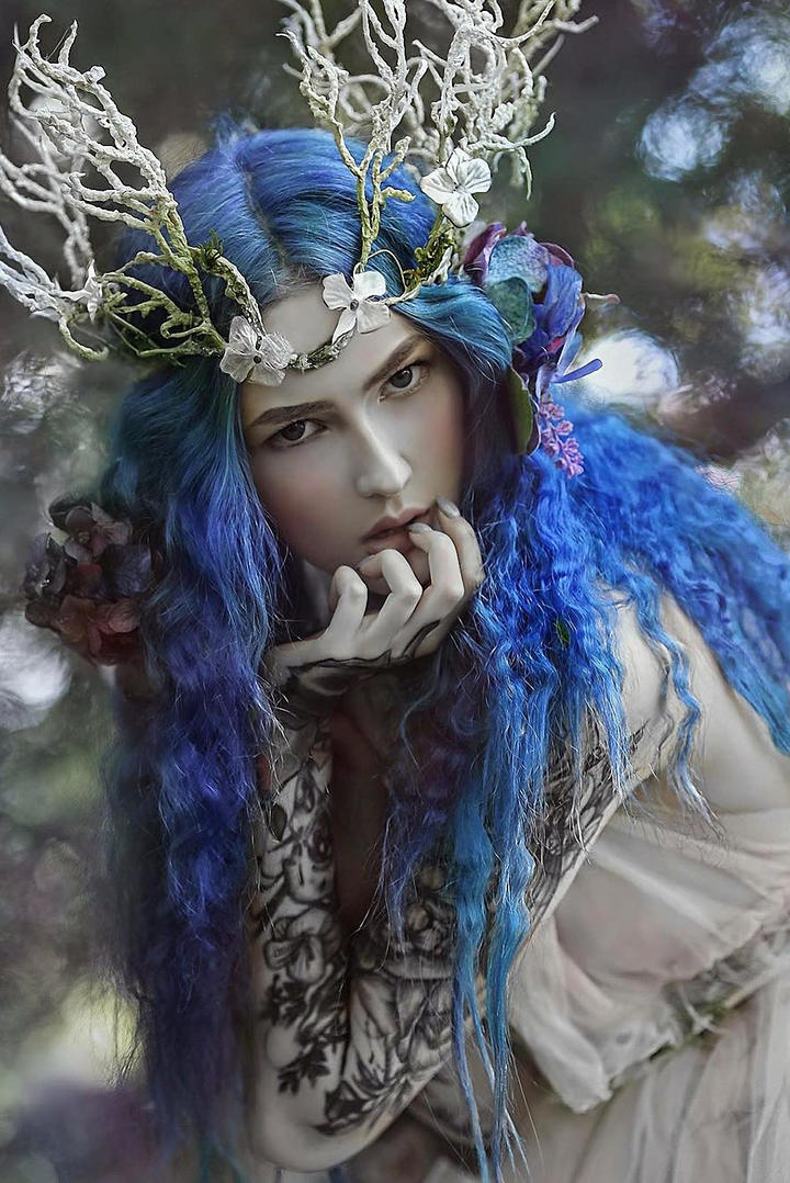 超高清欧美话剧美女人像艺术写真图片