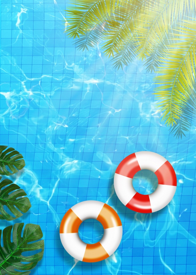 夏天海报背景图片素材