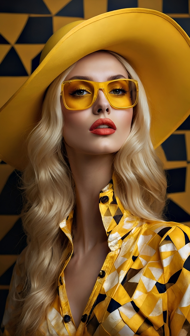 欧美时尚靓丽模特美女写真图片