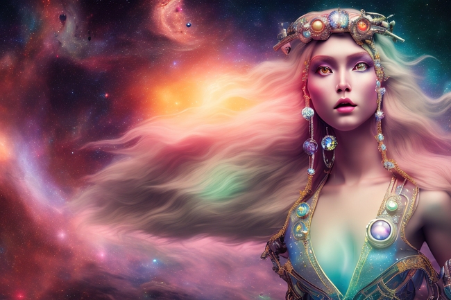 星座命运女神动漫人物壁纸图片