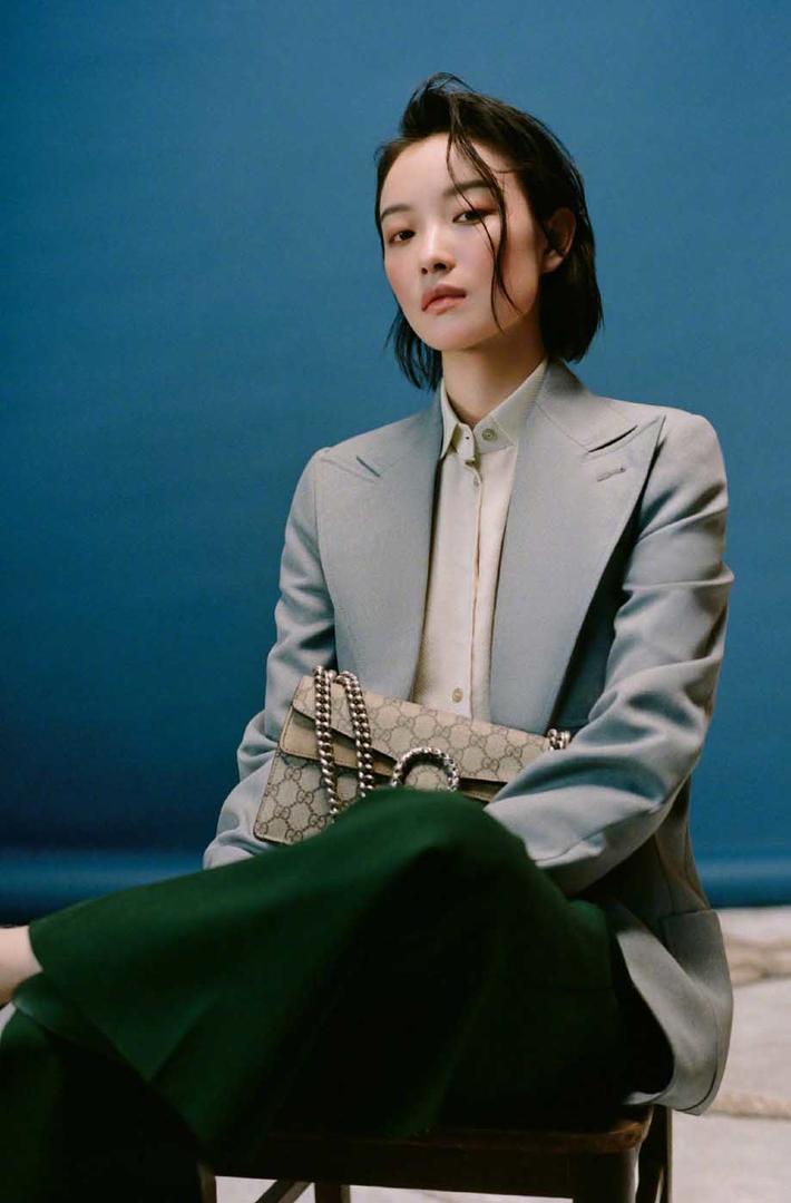 倪妮短发硬照大片写真图片