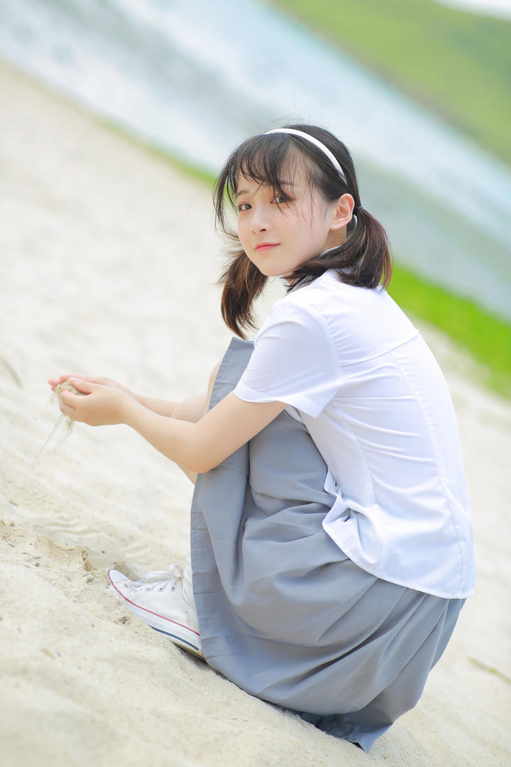 超可爱日本清纯女生高清摄影图片