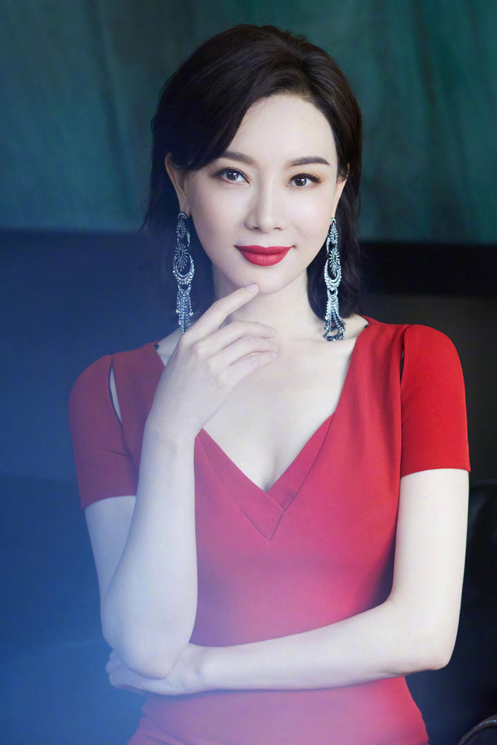 高贵优雅气质美女明星陈数写真图片