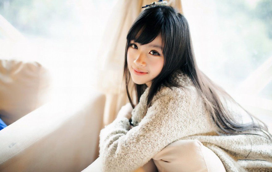 萌女冬日里的回忆