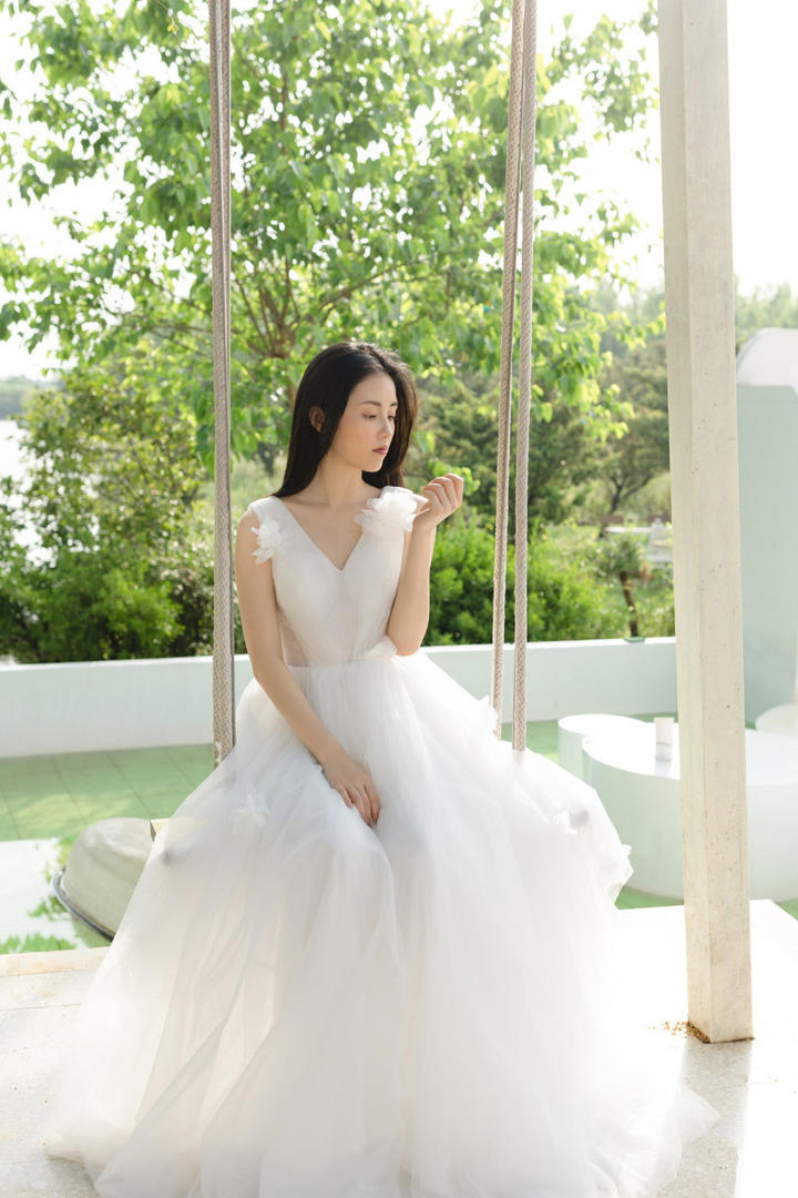 高清唯美女明星章乐韵婚纱摄影写真图片