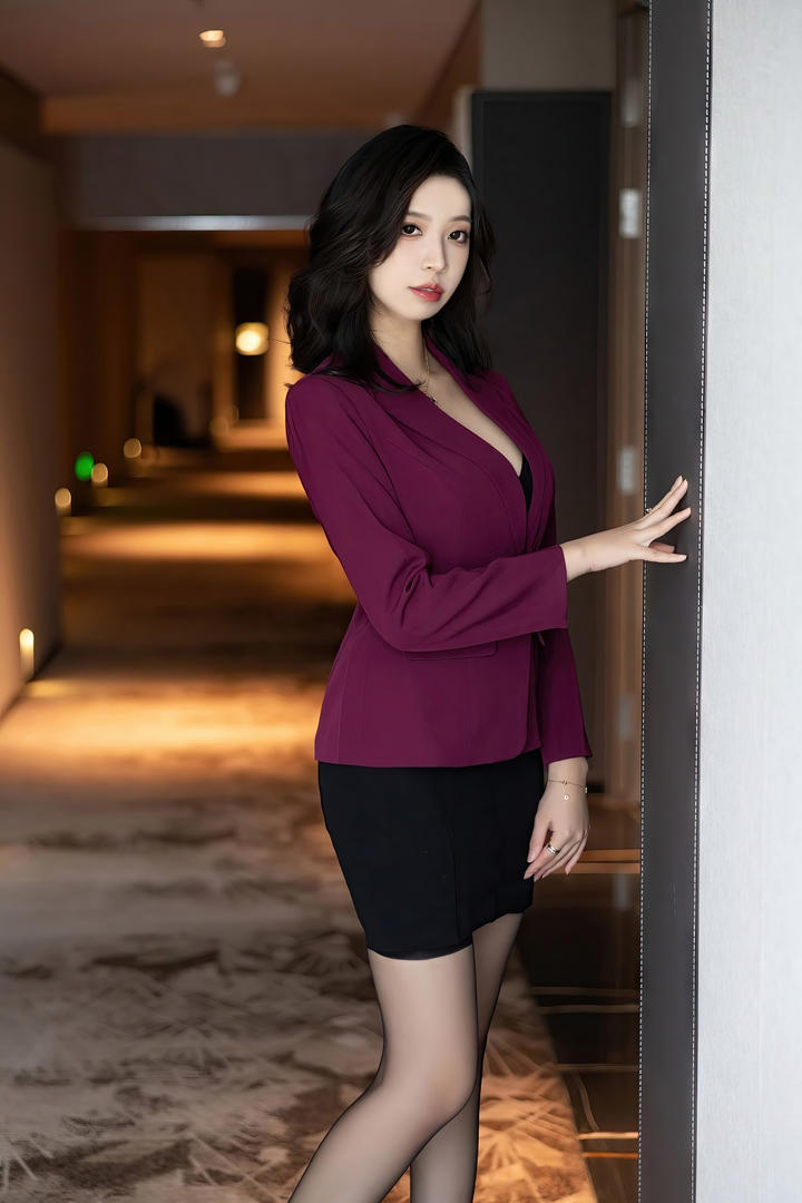 酒店大堂经理郑颖姗性感美女制服诱惑图片