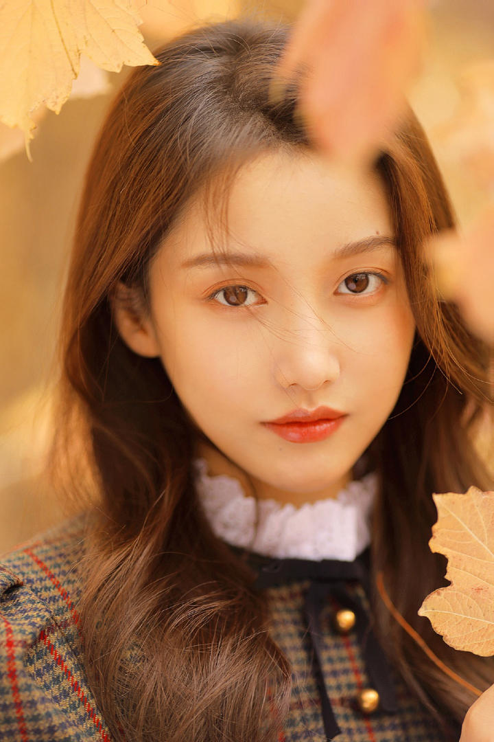 超清美女明星姜贞羽浪漫写真图片
