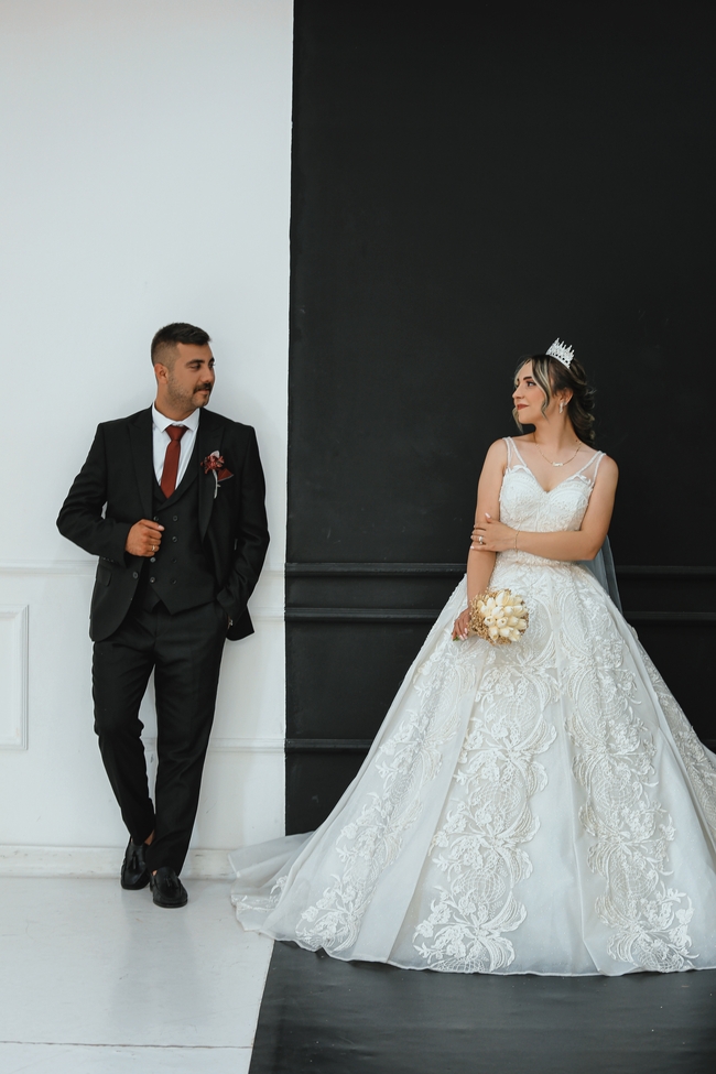 一左一右浪漫婚纱摄影图片