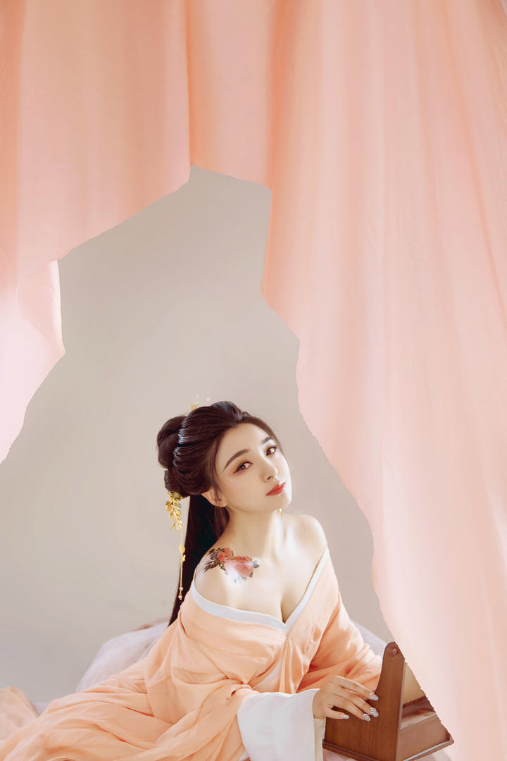 唯美性感古装汉服美女艺术壁纸照片欣赏